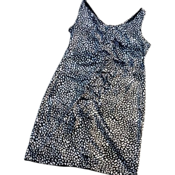 Enfocus Studio Dresses & Skirts - Sleveless Freckled Patterned Midi Dress